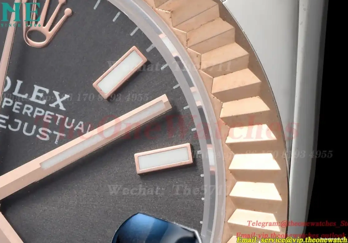 RG Rolex Datejust SS - Stk 28mm MY8215 Grey GDF 0401